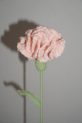 Clavel Tejido en Crochet color rosado – Olga's Gallery